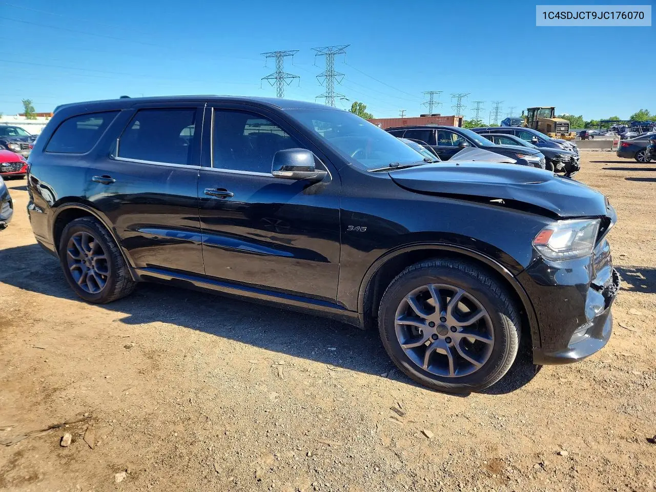 2018 Dodge Durango R VIN: 1C4SDJCT9JC176070 Lot: 57769336
