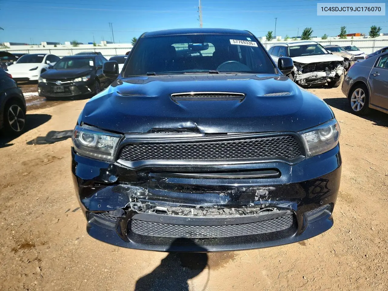 2018 Dodge Durango R VIN: 1C4SDJCT9JC176070 Lot: 57769336