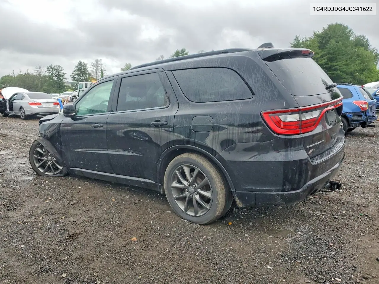 2018 Dodge Durango Gt VIN: 1C4RDJDG4JC341622 Lot: 58232816