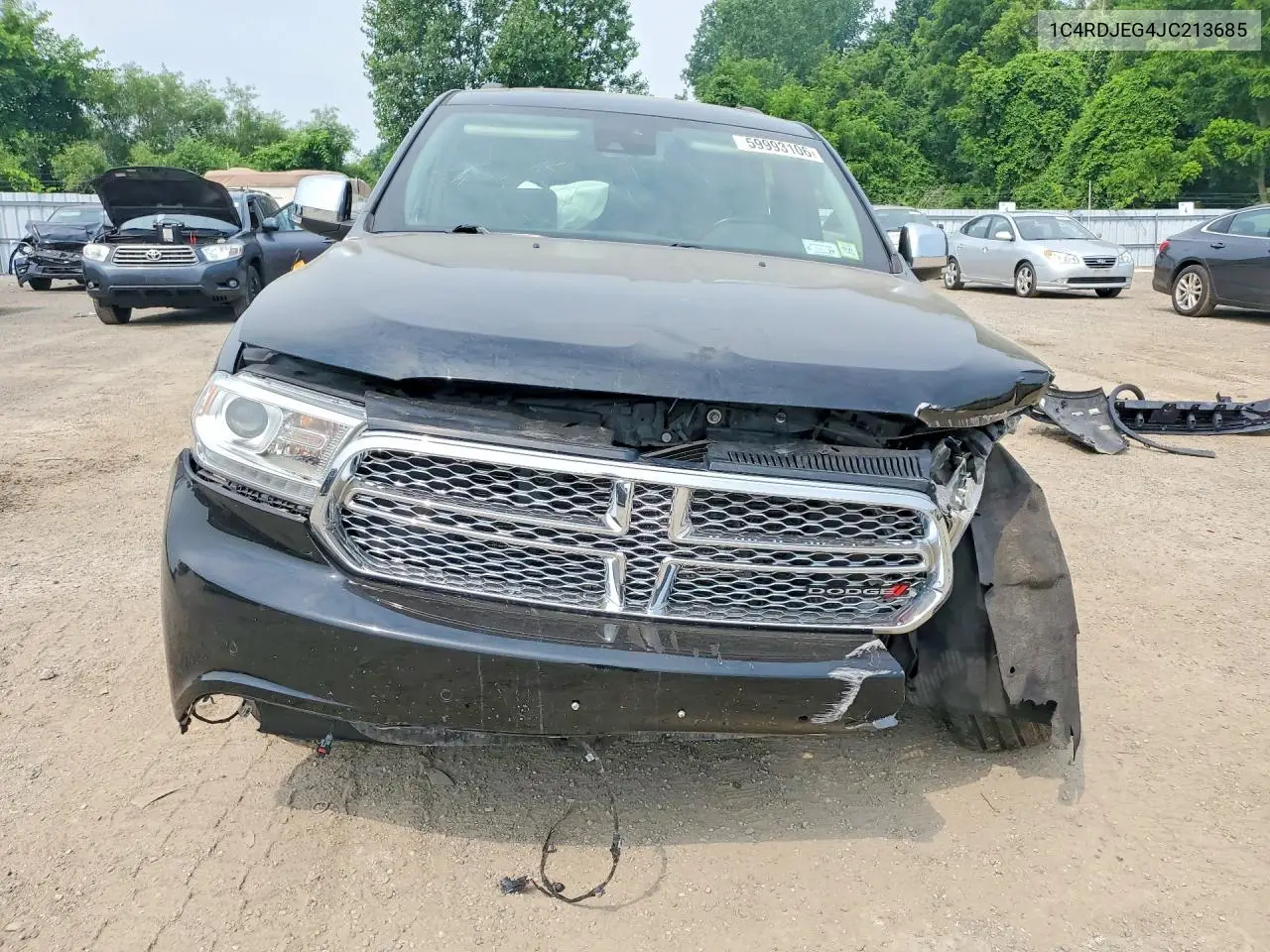 2018 Dodge Durango Citadel VIN: 1C4RDJEG4JC213685 Lot: 59993106