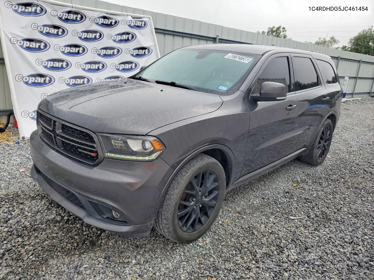 2018 Dodge Durango Gt VIN: 1C4RDHDG5JC461454 Lot: 60752736