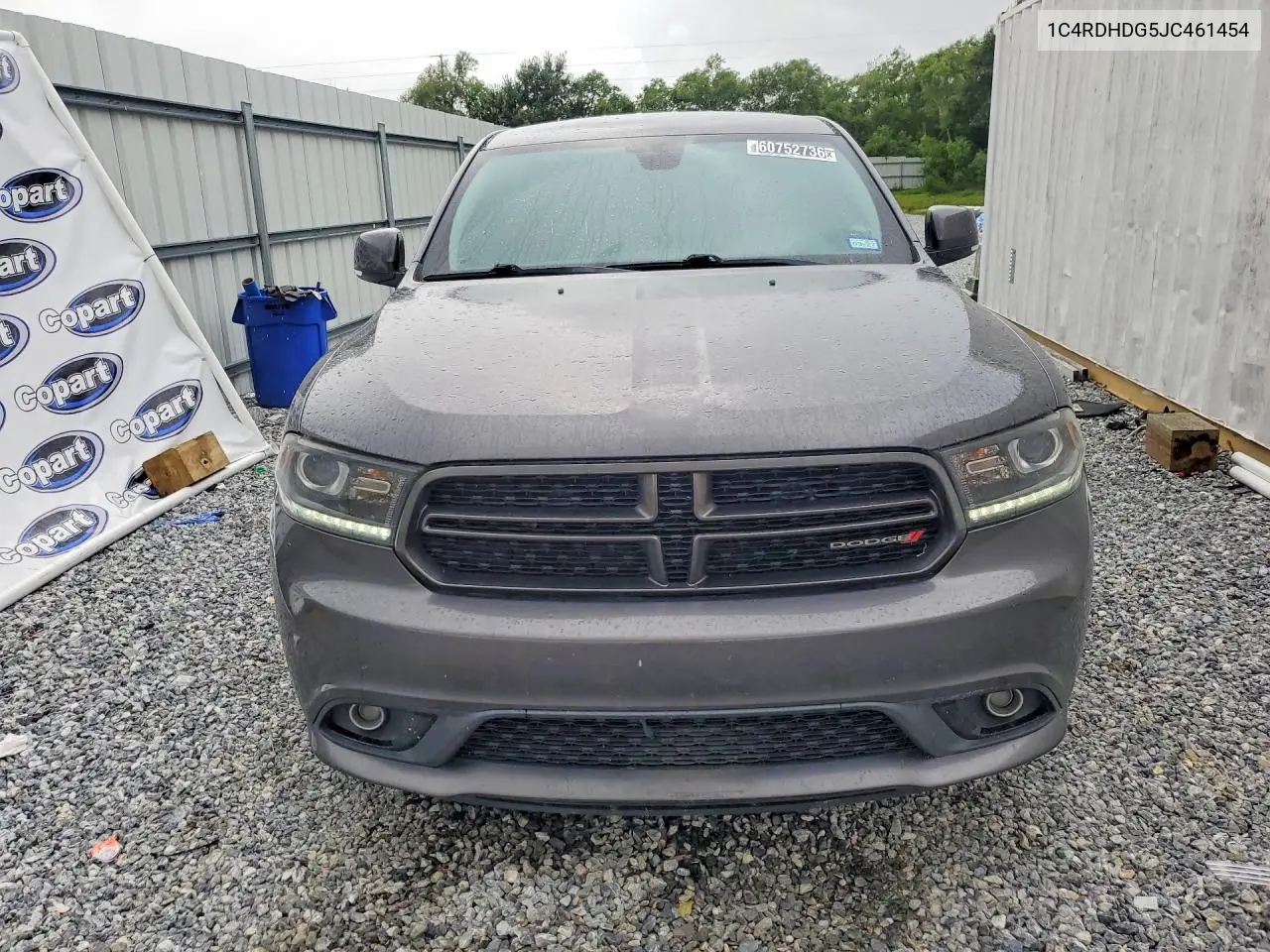 2018 Dodge Durango Gt VIN: 1C4RDHDG5JC461454 Lot: 60752736