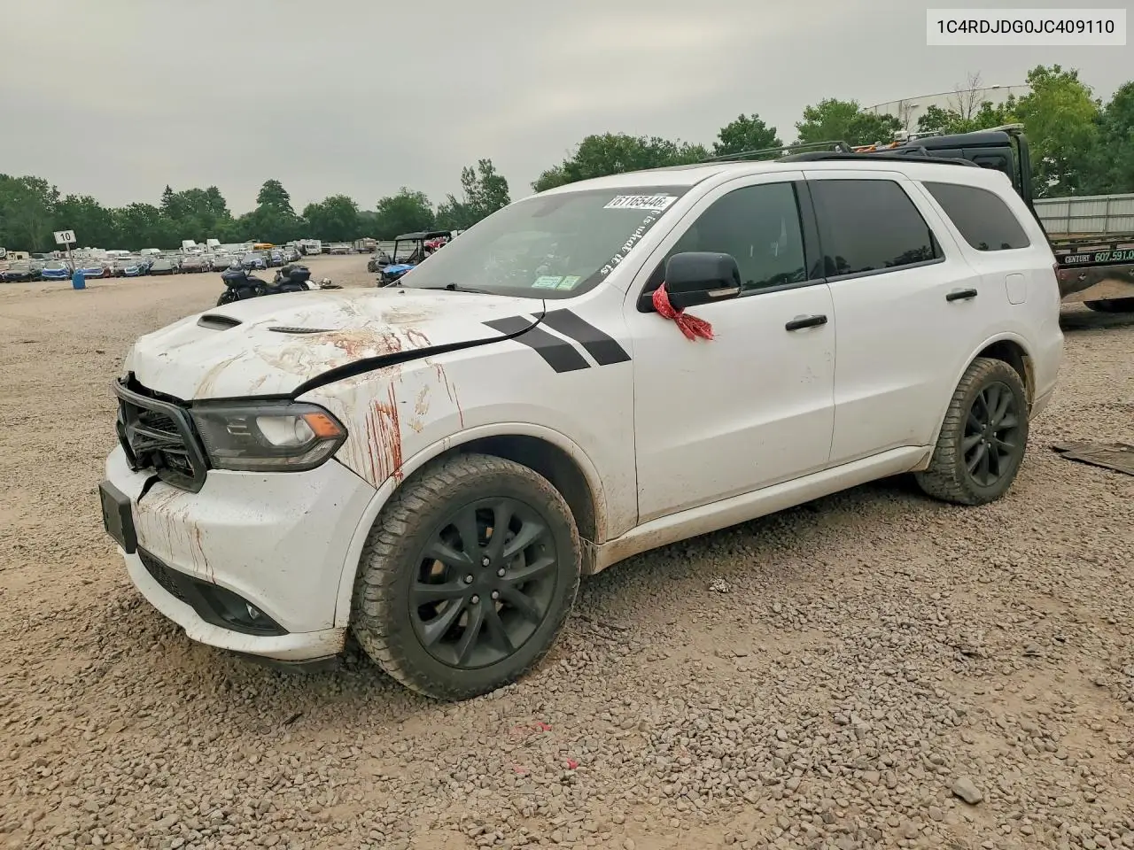 2018 Dodge Durango Gt VIN: 1C4RDJDG0JC409110 Lot: 61165446