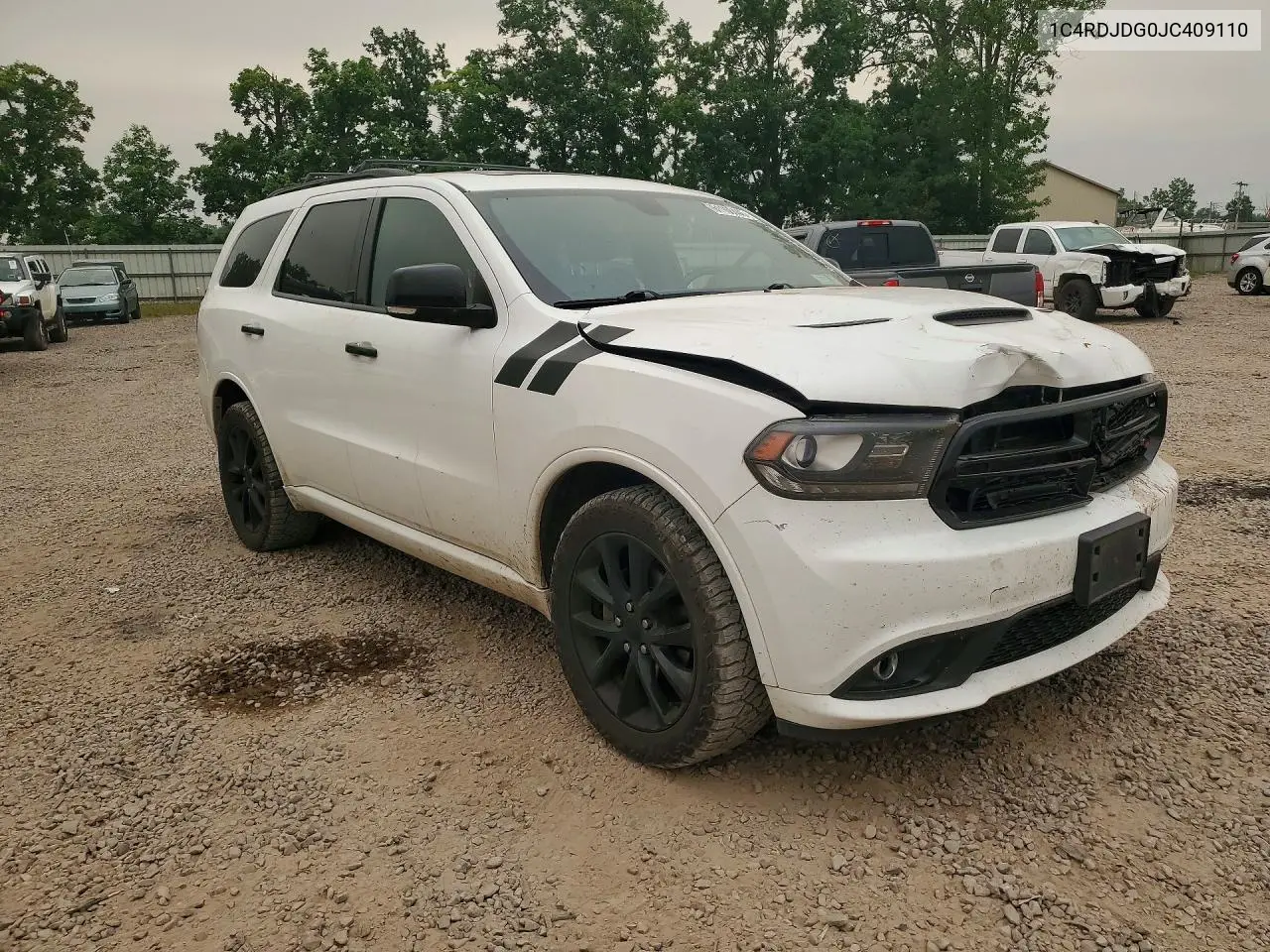 2018 Dodge Durango Gt VIN: 1C4RDJDG0JC409110 Lot: 61165446