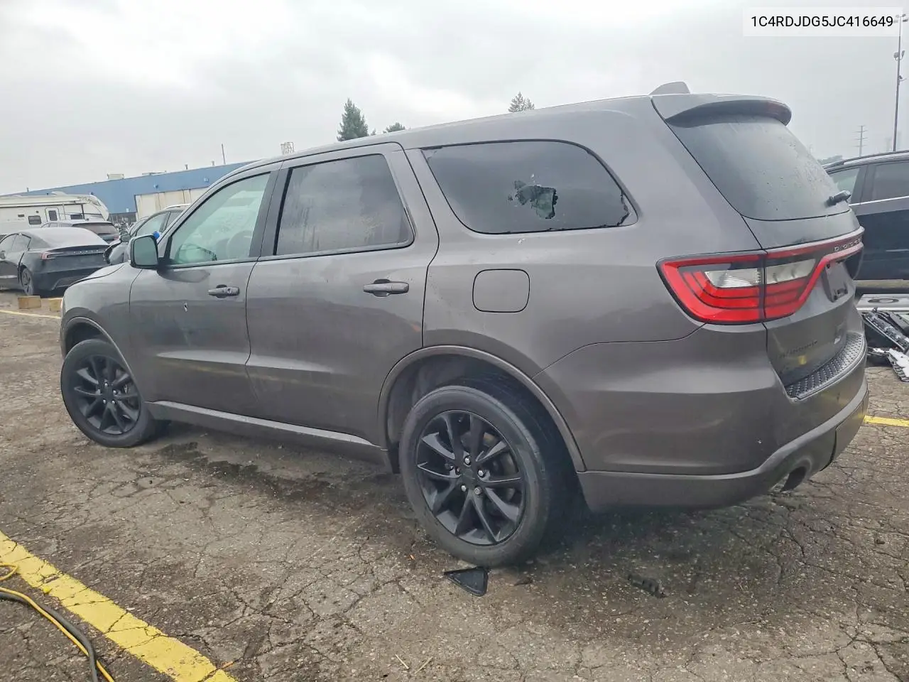 2018 Dodge Durango Gt VIN: 1C4RDJDG5JC416649 Lot: 61400516