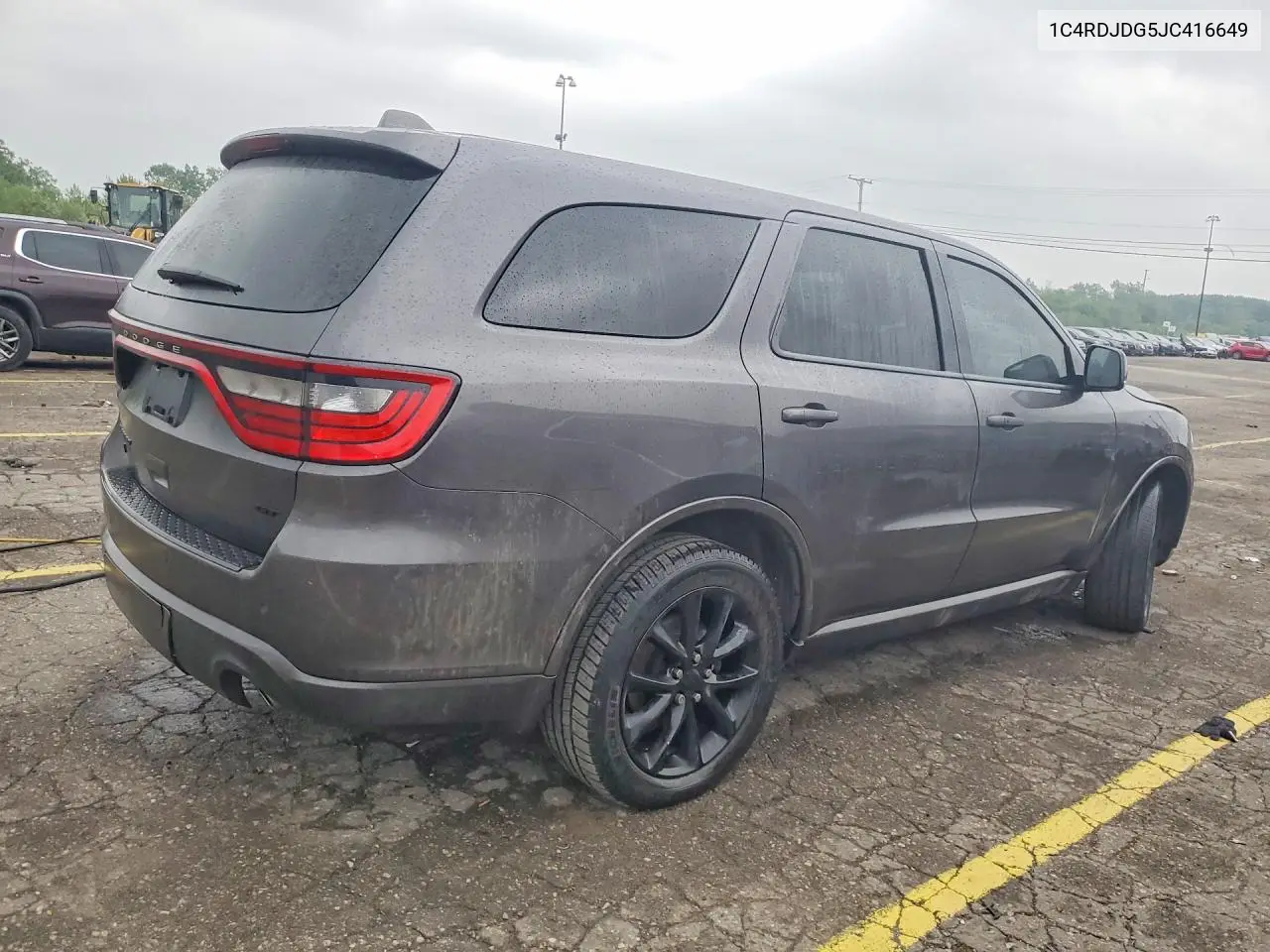 2018 Dodge Durango Gt VIN: 1C4RDJDG5JC416649 Lot: 61400516