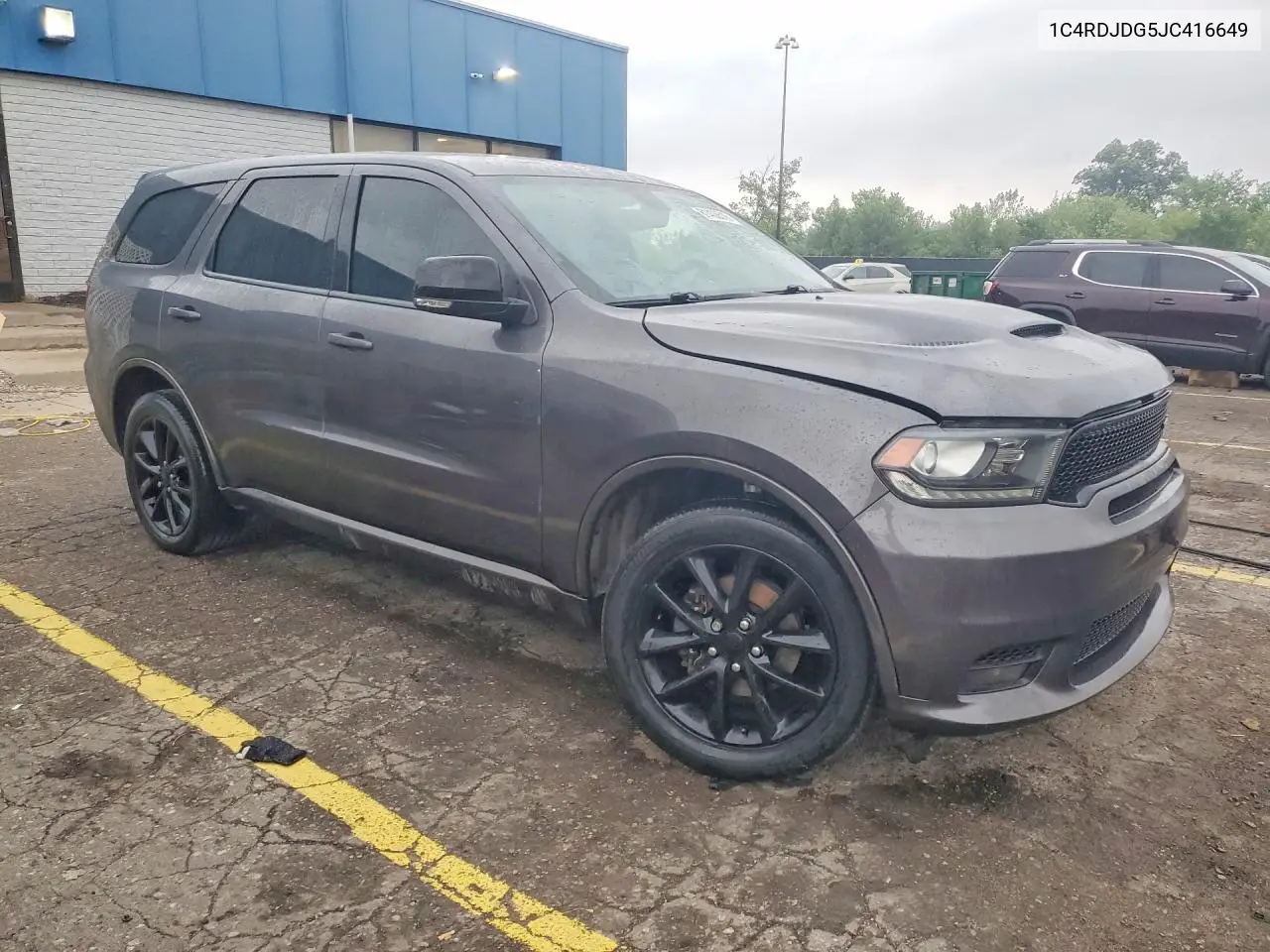 2018 Dodge Durango Gt VIN: 1C4RDJDG5JC416649 Lot: 61400516