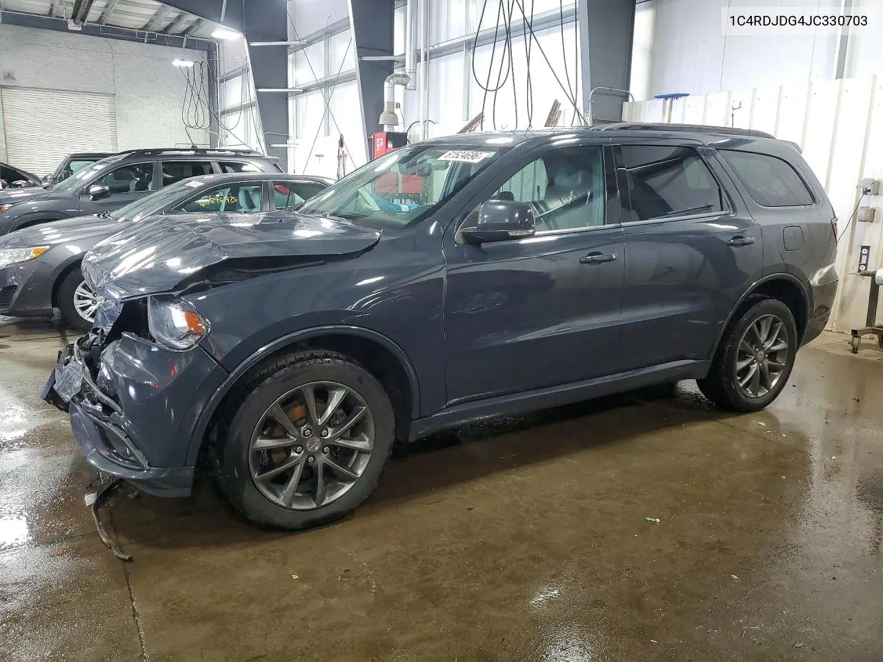 2018 Dodge Durango Gt VIN: 1C4RDJDG4JC330703 Lot: 61524696