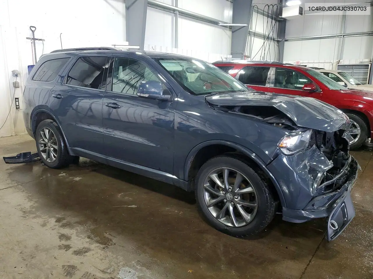 2018 Dodge Durango Gt VIN: 1C4RDJDG4JC330703 Lot: 61524696