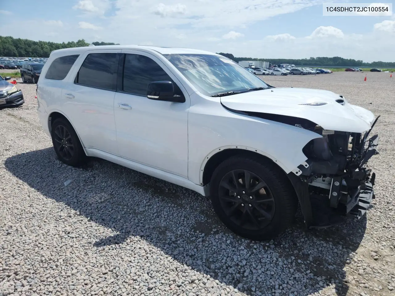 2018 Dodge Durango R/T VIN: 1C4SDHCT2JC100554 Lot: 61533376