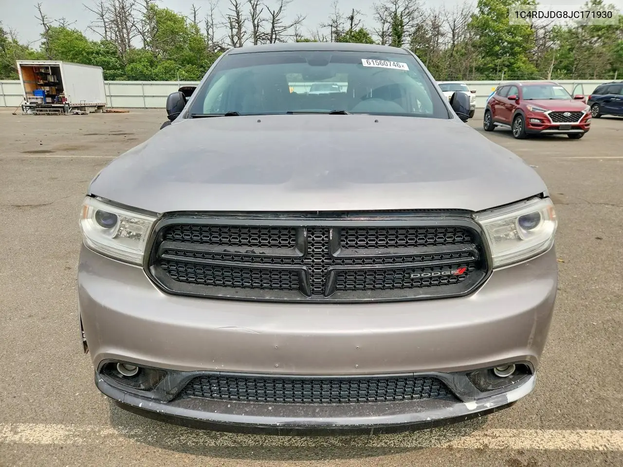 2018 Dodge Durango Gt VIN: 1C4RDJDG8JC171930 Lot: 61560746