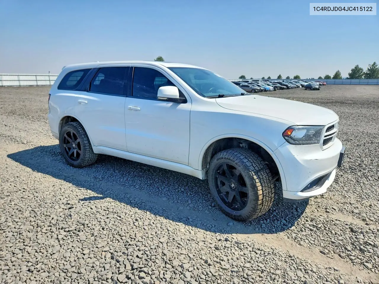 2018 Dodge Durango Gt VIN: 1C4RDJDG4JC415122 Lot: 61799966