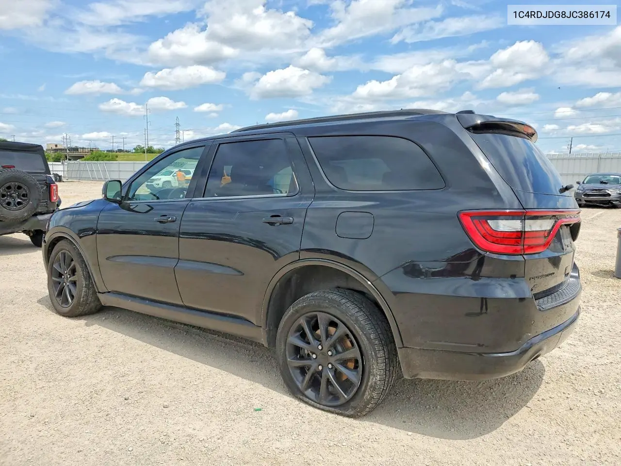 2018 Dodge Durango Gt VIN: 1C4RDJDG8JC386174 Lot: 62002736