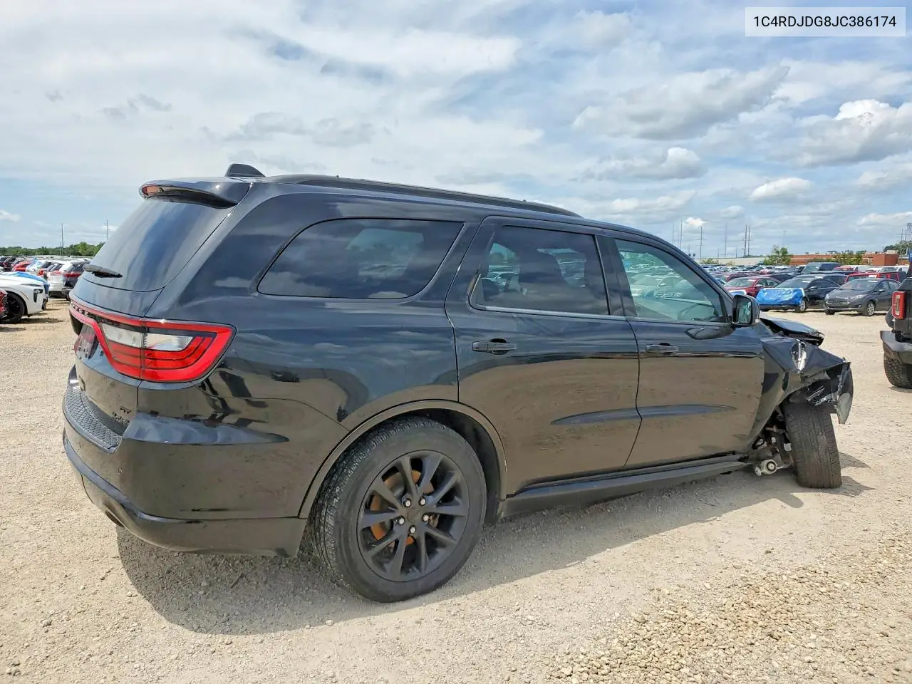 2018 Dodge Durango Gt VIN: 1C4RDJDG8JC386174 Lot: 62002736