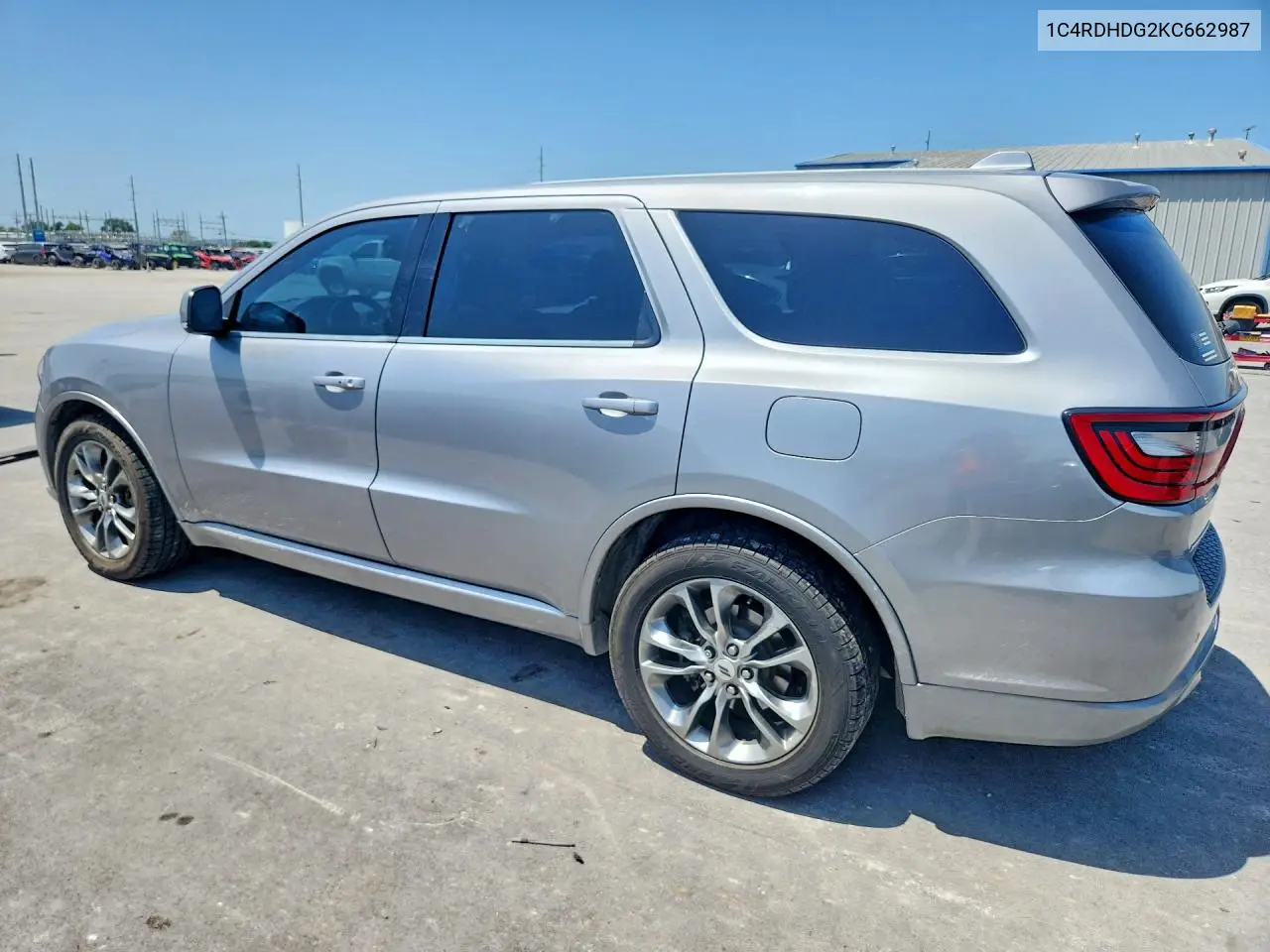 2019 Dodge Durango Gt VIN: 1C4RDHDG2KC662987 Lot: 57688456
