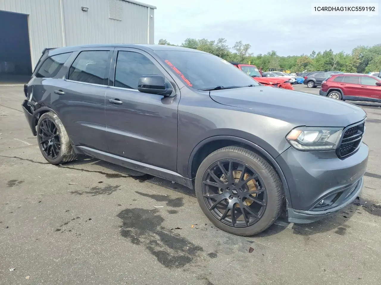 2019 Dodge Durango Sxt VIN: 1C4RDHAG1KC559192 Lot: 57872596