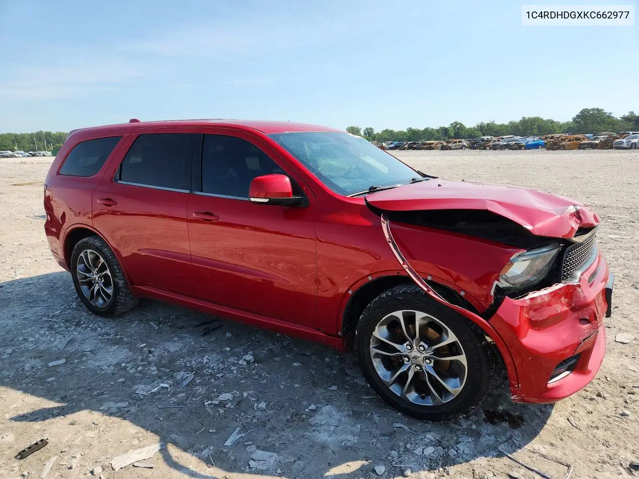 1C4RDHDGXKC662977 2019 Dodge Durango Gt