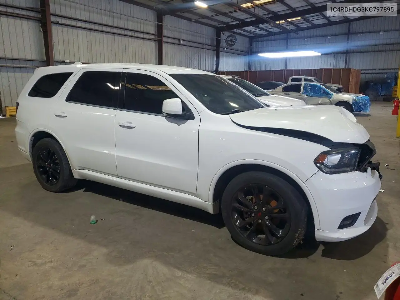 2019 Dodge Durango Gt VIN: 1C4RDHDG3KC797895 Lot: 58533496