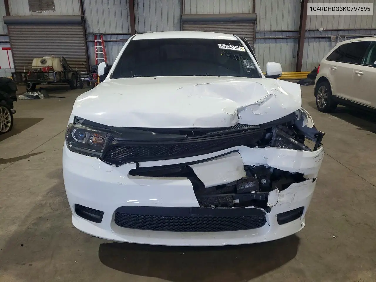 2019 Dodge Durango Gt VIN: 1C4RDHDG3KC797895 Lot: 58533496