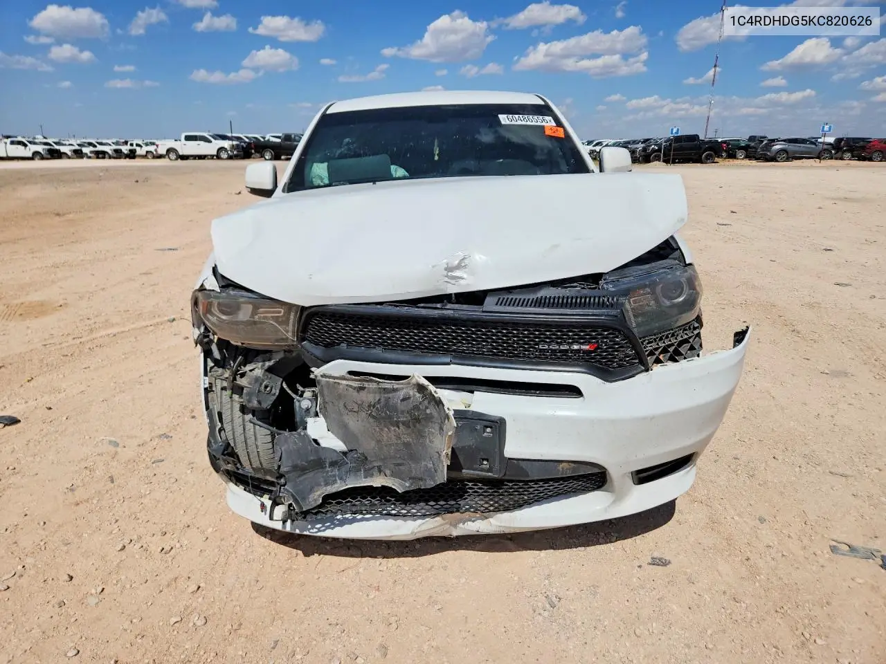 2019 Dodge Durango Gt VIN: 1C4RDHDG5KC820626 Lot: 60486556