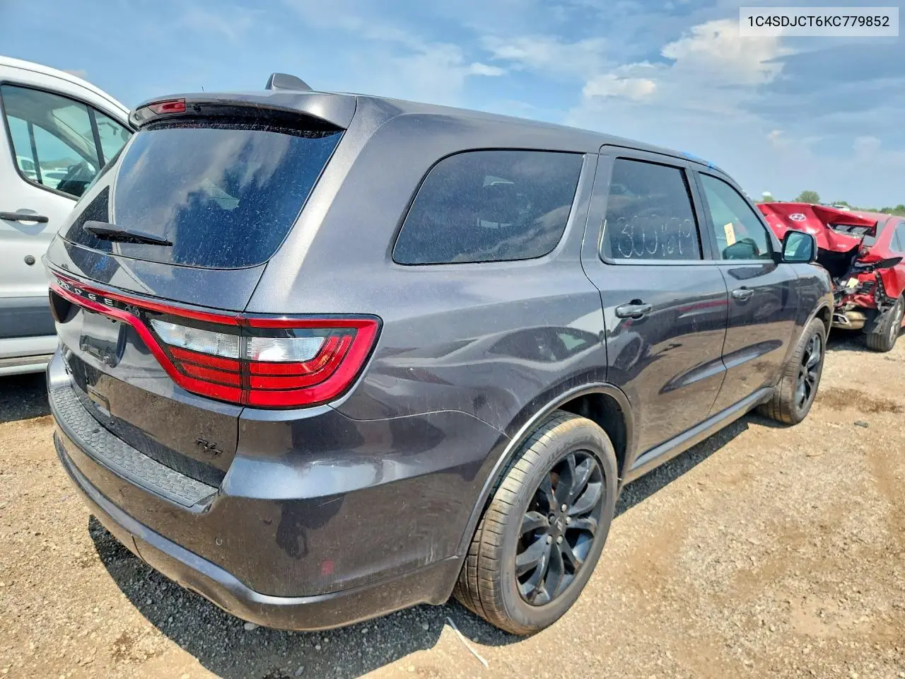 2019 Dodge Durango Rt VIN: 1C4SDJCT6KC779852 Lot: 61410936