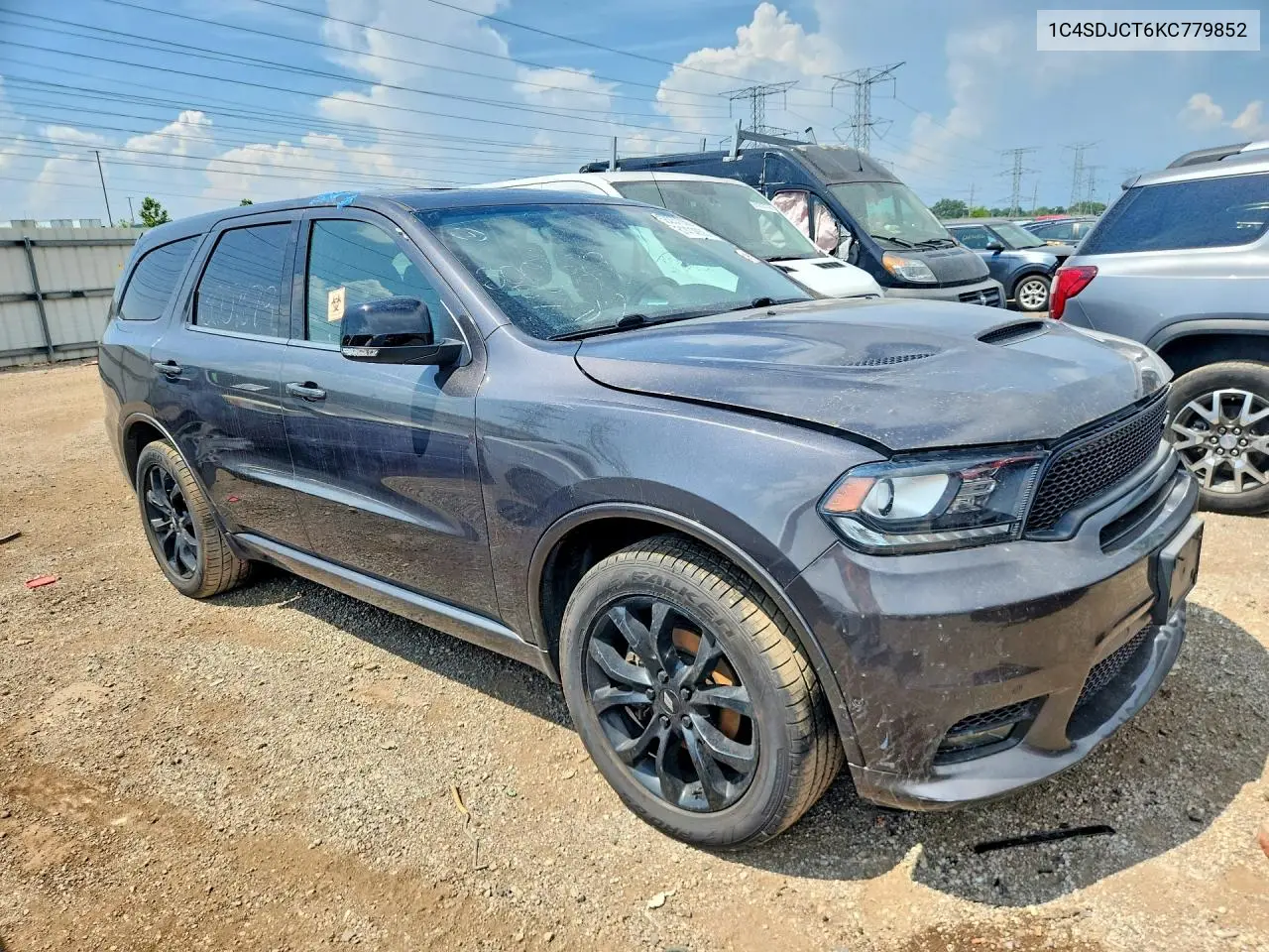 2019 Dodge Durango Rt VIN: 1C4SDJCT6KC779852 Lot: 61410936