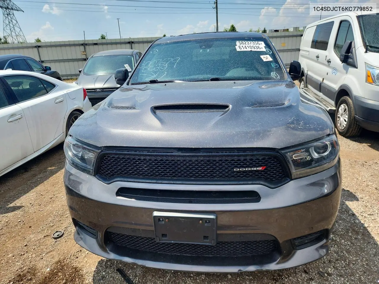 2019 Dodge Durango Rt VIN: 1C4SDJCT6KC779852 Lot: 61410936