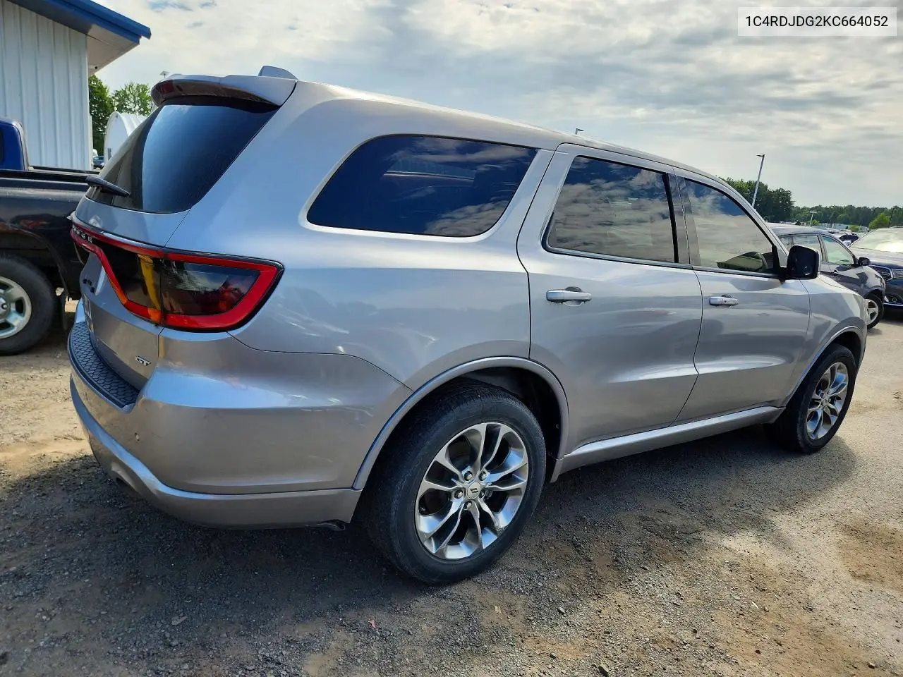 2019 Dodge Durango Gt VIN: 1C4RDJDG2KC664052 Lot: 61554236