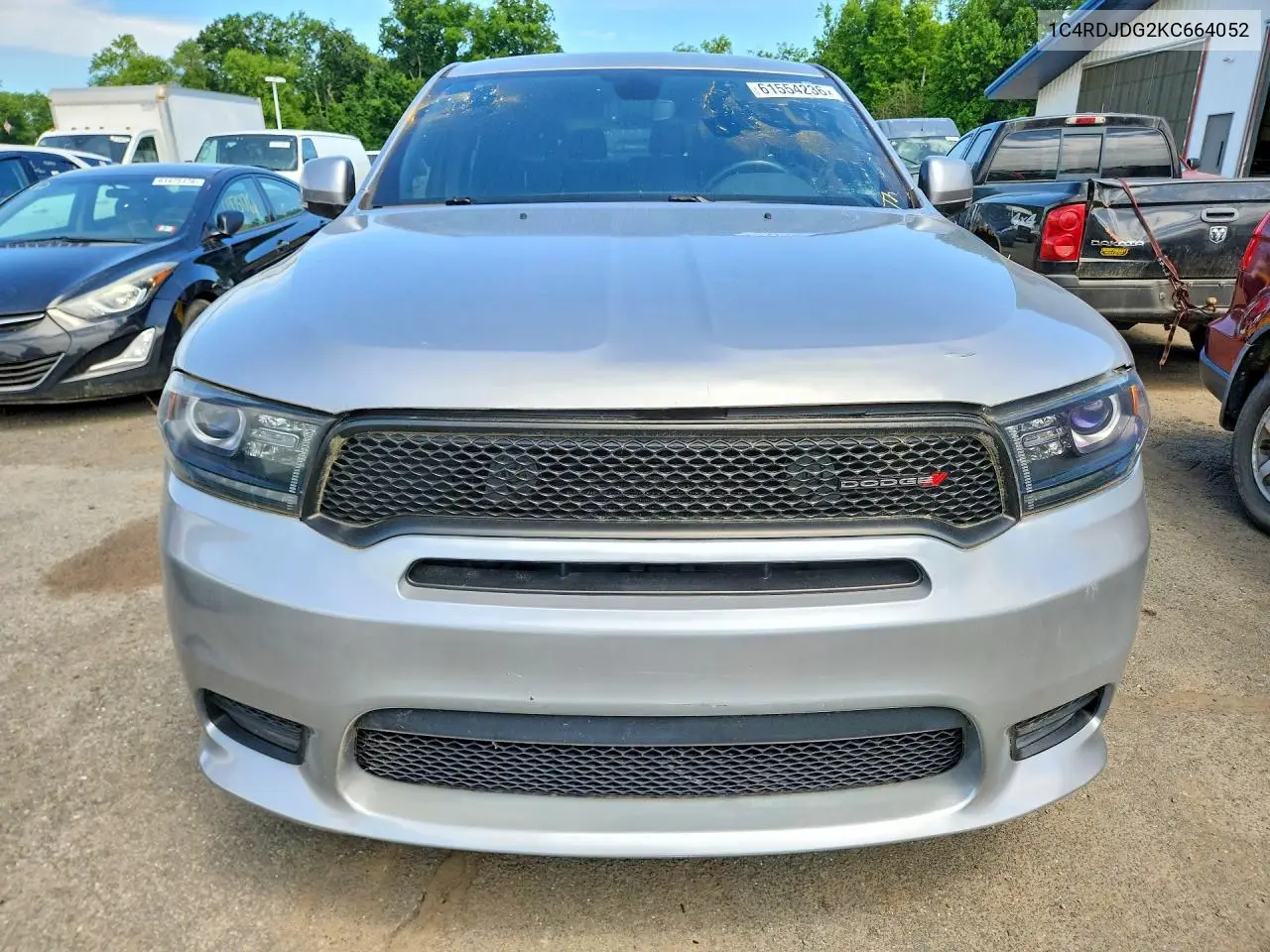 2019 Dodge Durango Gt VIN: 1C4RDJDG2KC664052 Lot: 61554236