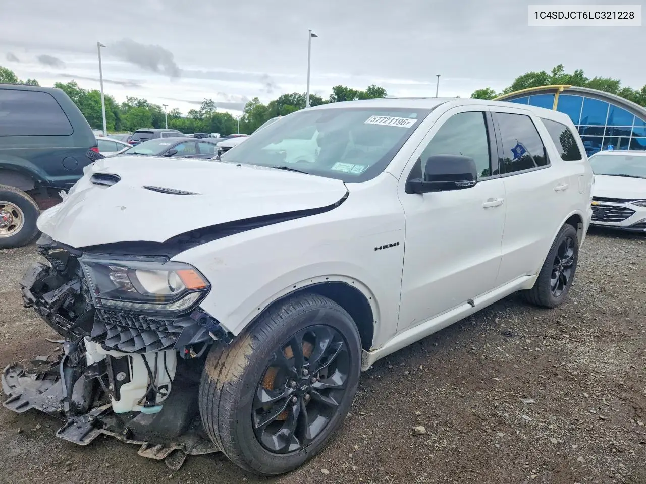 2020 Dodge Durango R VIN: 1C4SDJCT6LC321228 Lot: 57721196