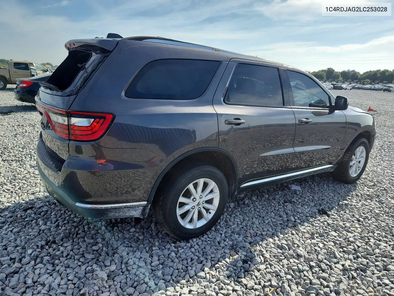 2020 Dodge Durango Sxt VIN: 1C4RDJAG2LC253028 Lot: 57752036