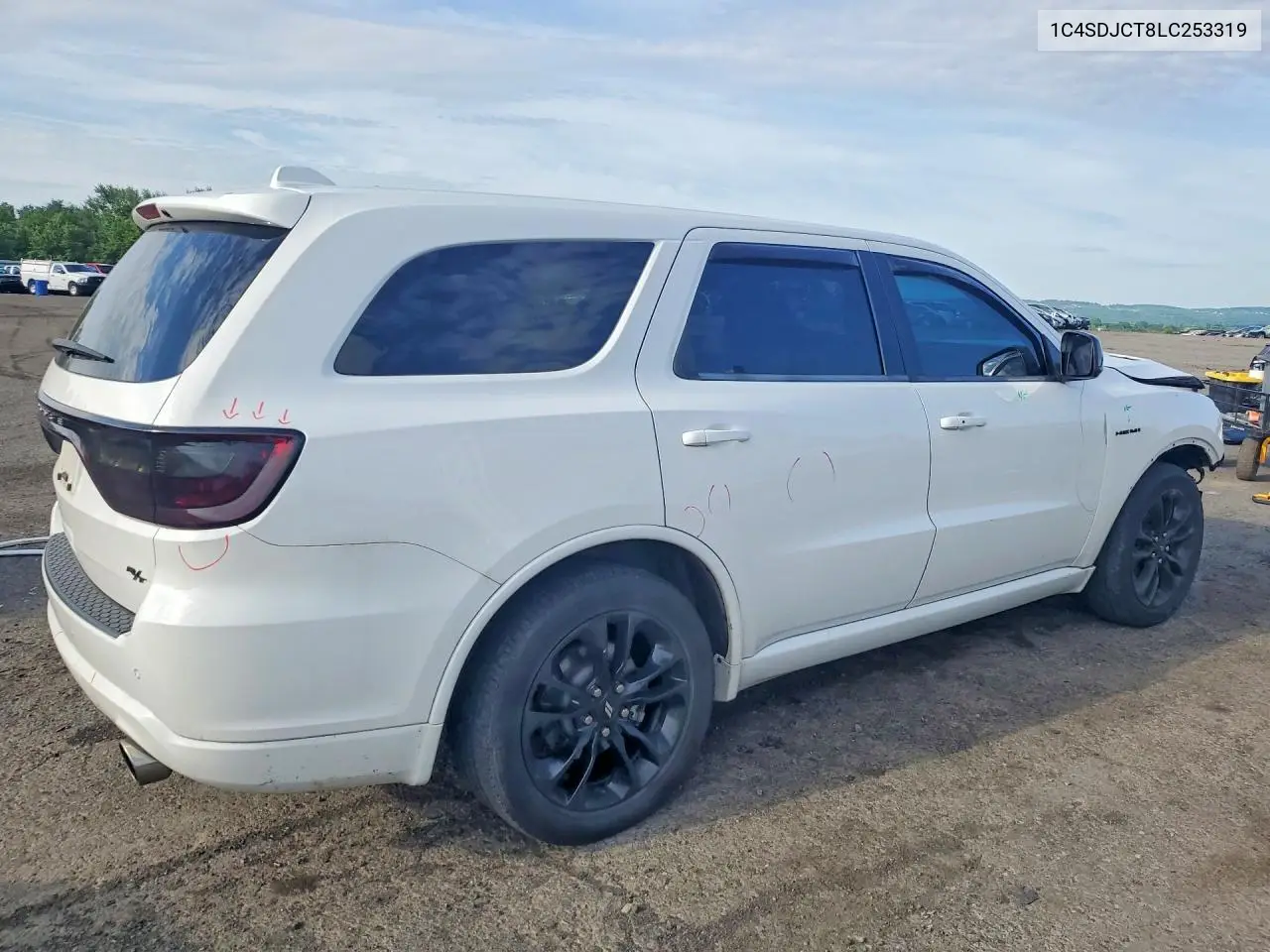 2020 Dodge Durango R/T VIN: 1C4SDJCT8LC253319 Lot: 58704326