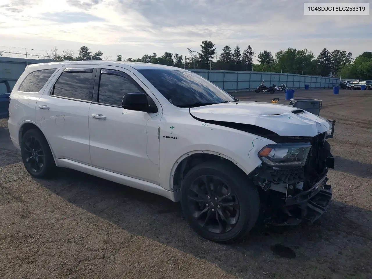 2020 Dodge Durango R/T VIN: 1C4SDJCT8LC253319 Lot: 58704326