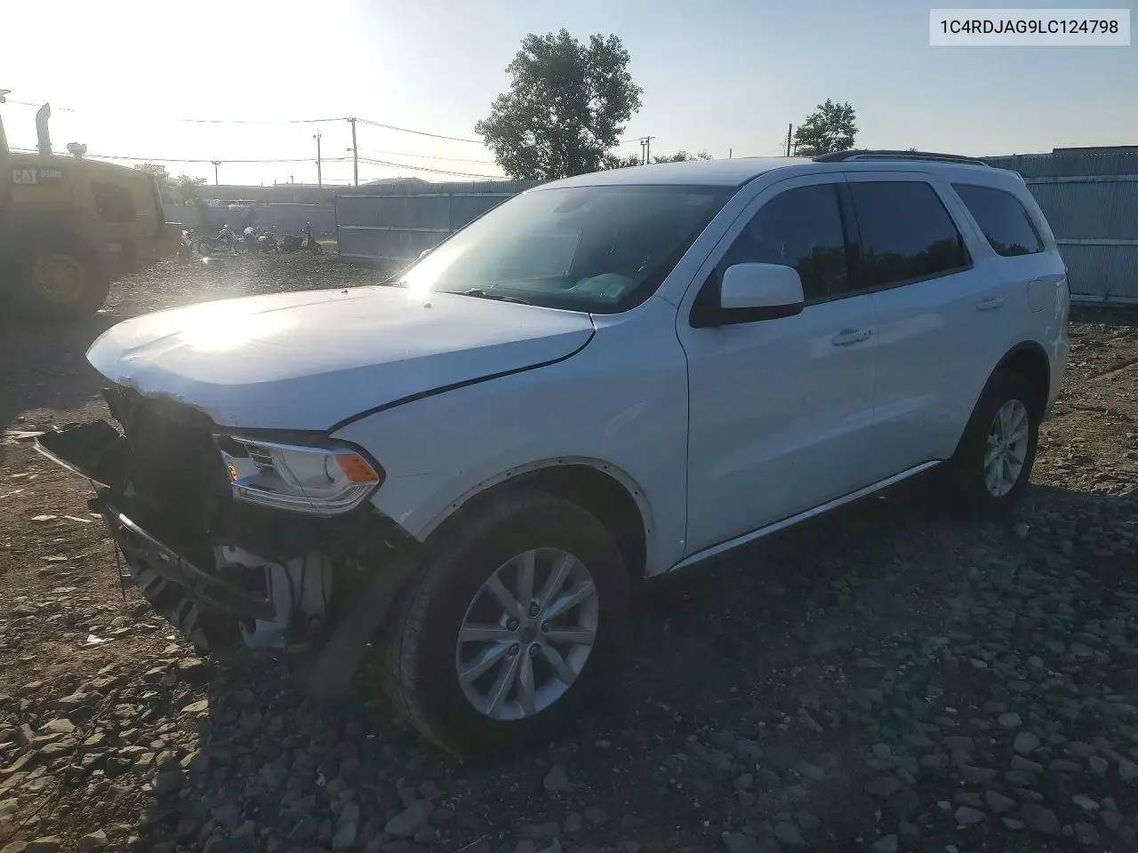 2020 Dodge Durango VIN: 1C4RDJAG9LC124798 Lot: 59090206