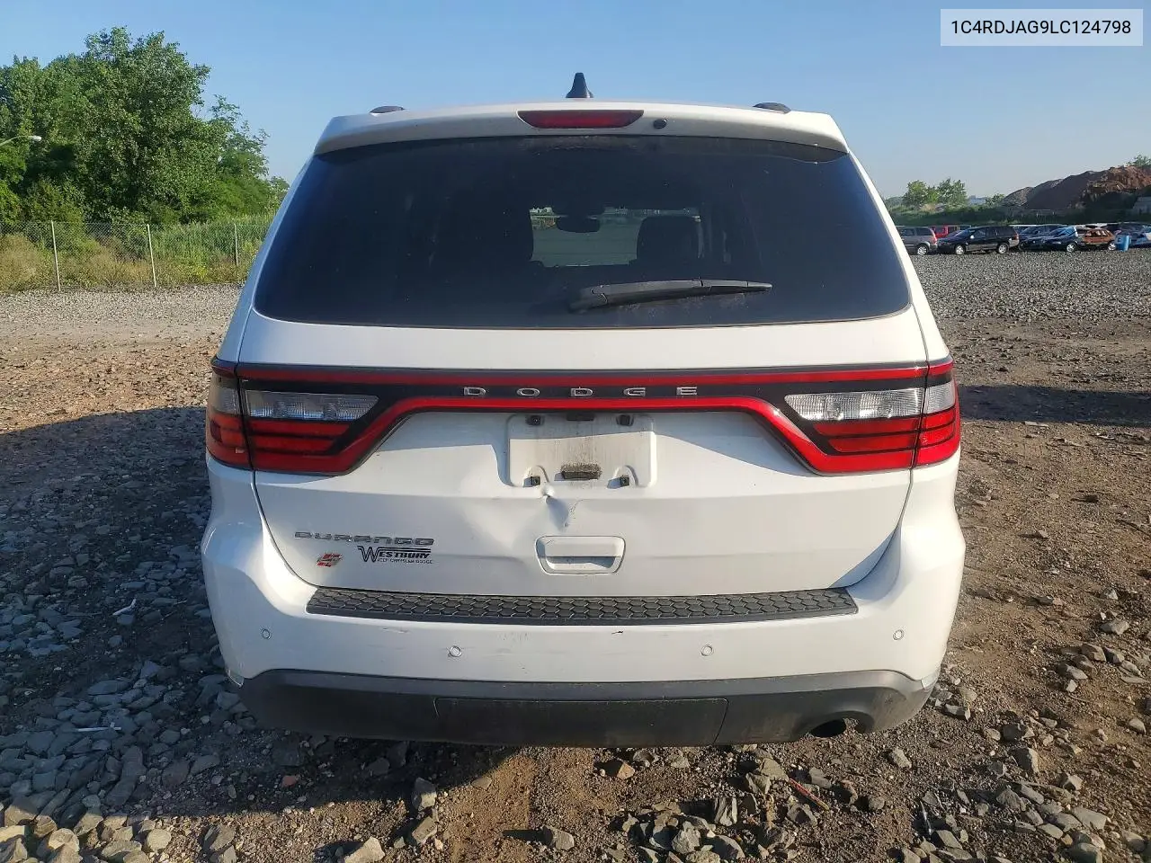 2020 Dodge Durango VIN: 1C4RDJAG9LC124798 Lot: 59090206