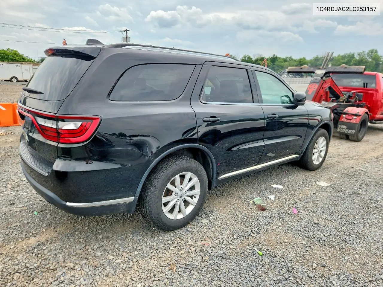 2020 Dodge Durango Sxt VIN: 1C4RDJAG2LC253157 Lot: 59111726
