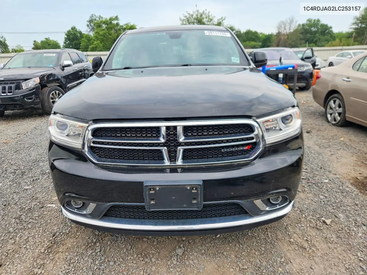 2020 Dodge Durango Sxt VIN: 1C4RDJAG2LC253157 Lot: 59111726