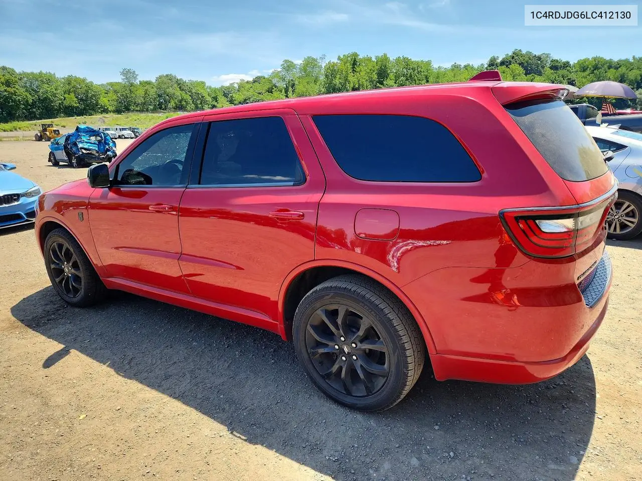 2020 Dodge Durango Gt VIN: 1C4RDJDG6LC412130 Lot: 61223656