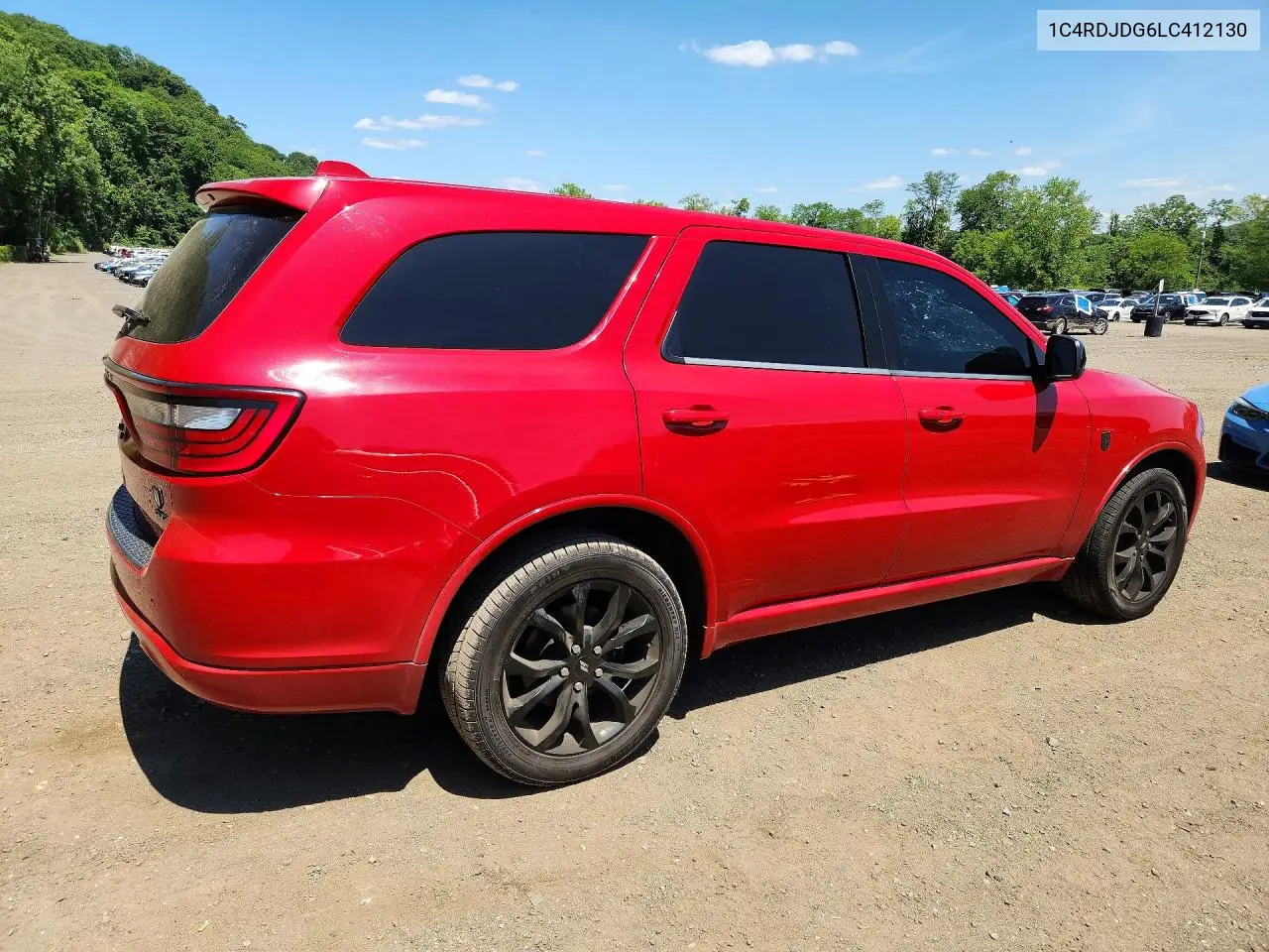 2020 Dodge Durango Gt VIN: 1C4RDJDG6LC412130 Lot: 61223656