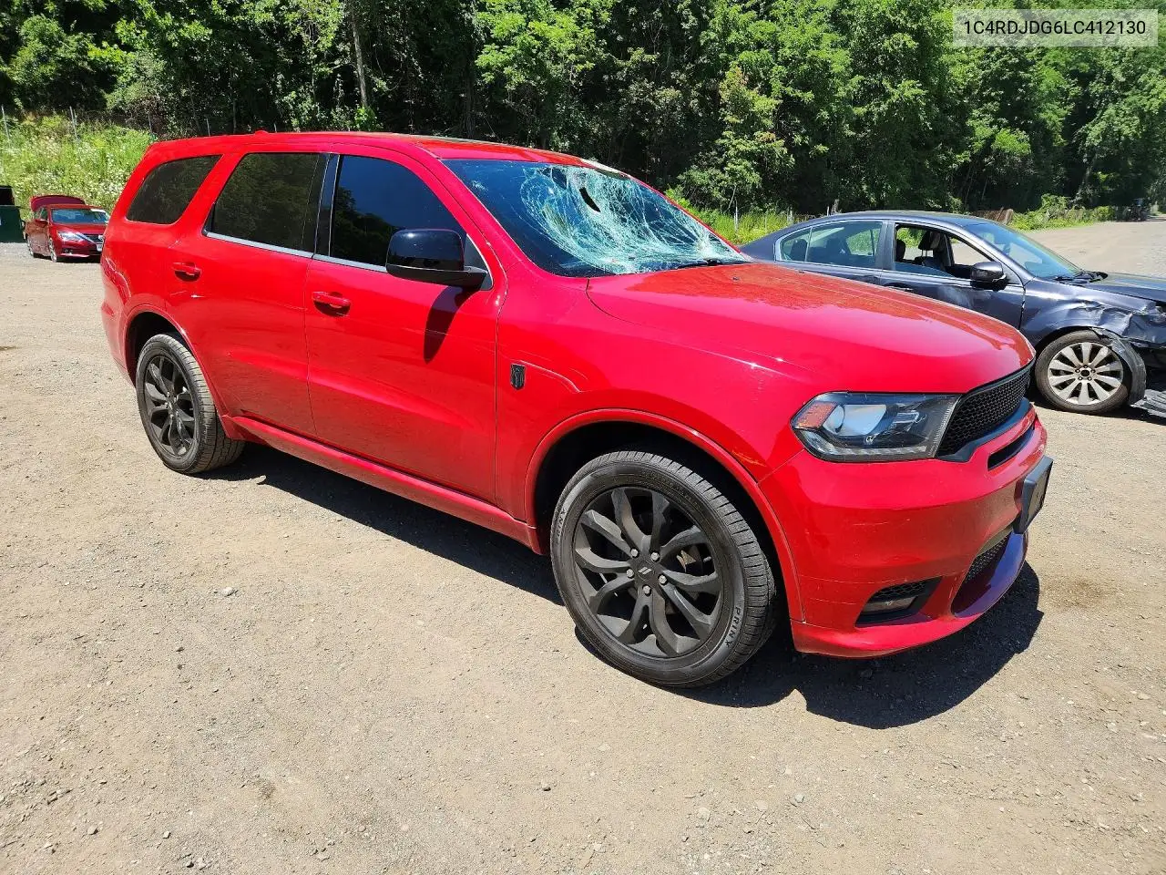 2020 Dodge Durango Gt VIN: 1C4RDJDG6LC412130 Lot: 61223656