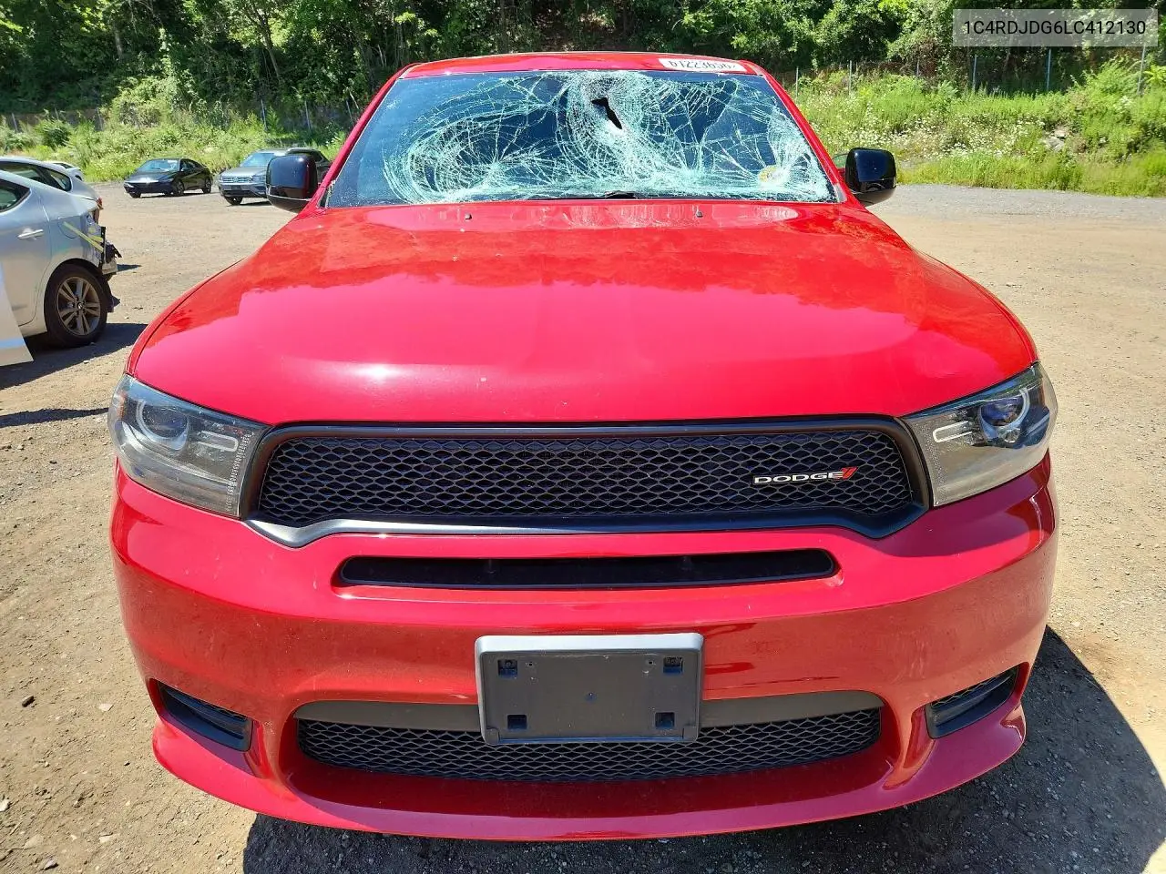 2020 Dodge Durango Gt VIN: 1C4RDJDG6LC412130 Lot: 61223656