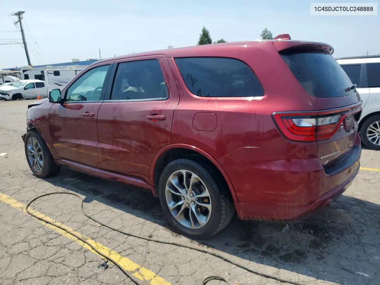 2020 Dodge Durango R/T VIN: 1C4SDJCT0LC248888 Lot: 61286476