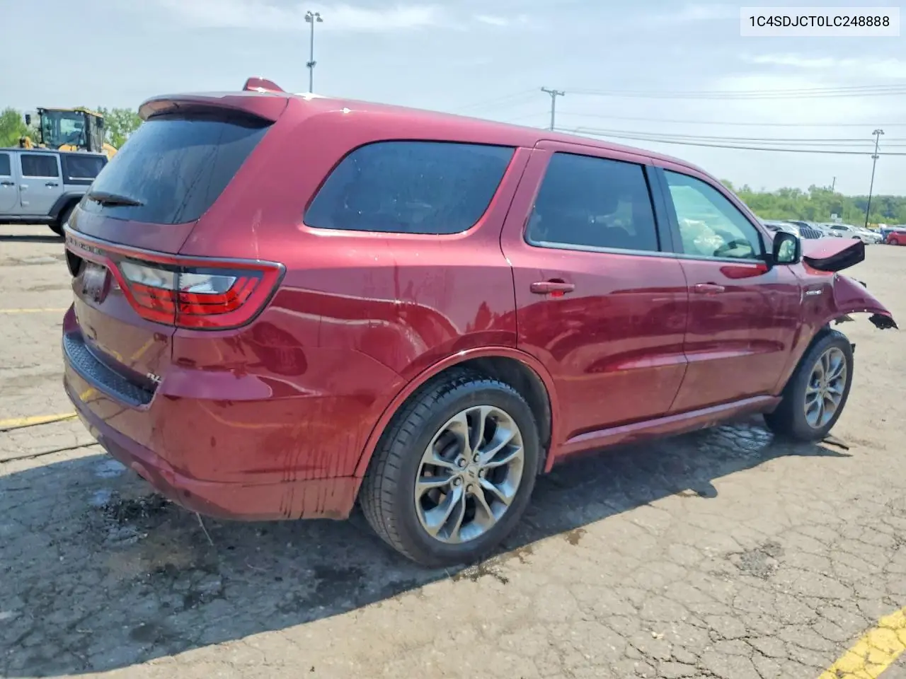 2020 Dodge Durango R/T VIN: 1C4SDJCT0LC248888 Lot: 61286476