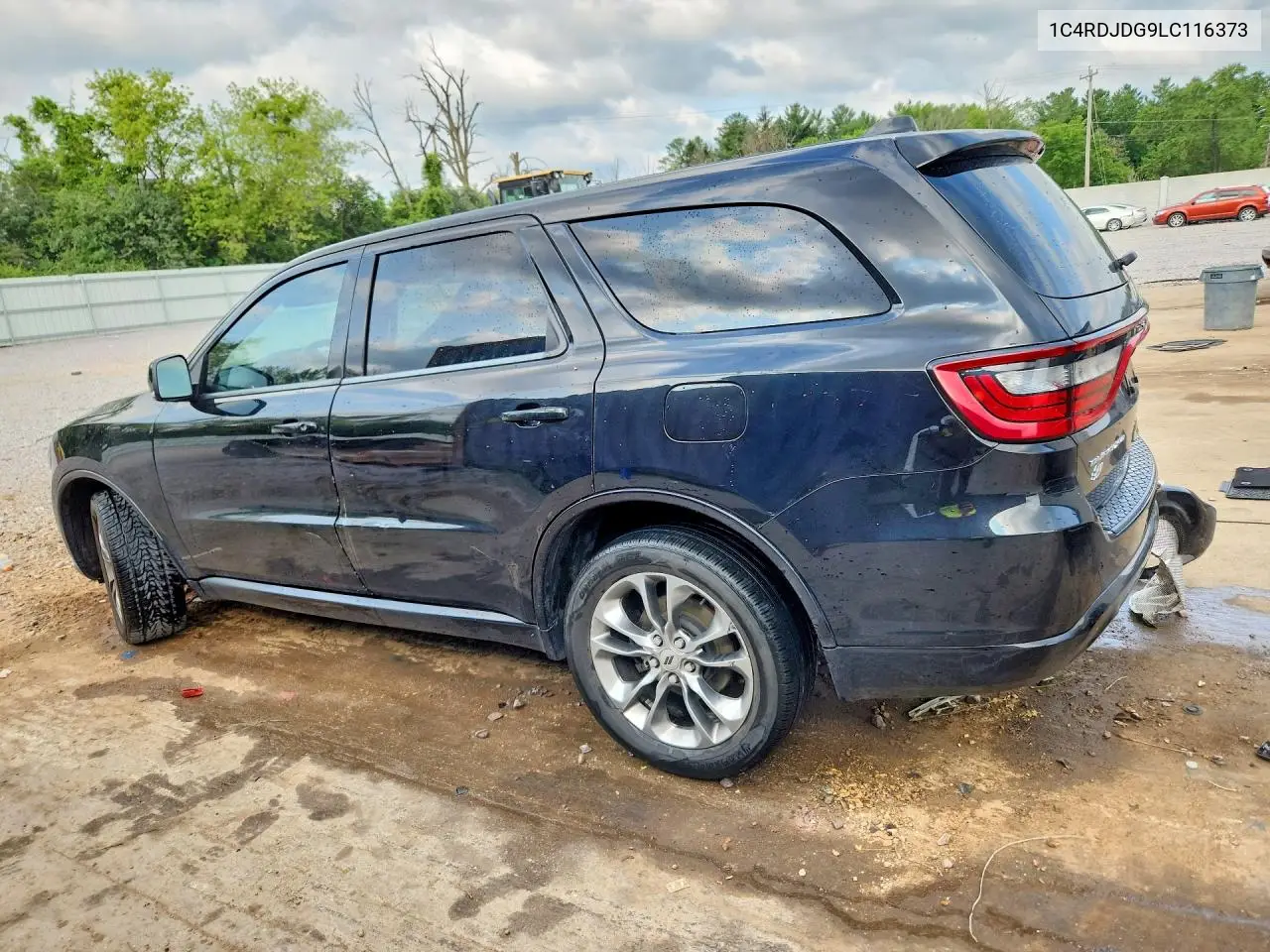 2020 Dodge Durango Gt VIN: 1C4RDJDG9LC116373 Lot: 61757276