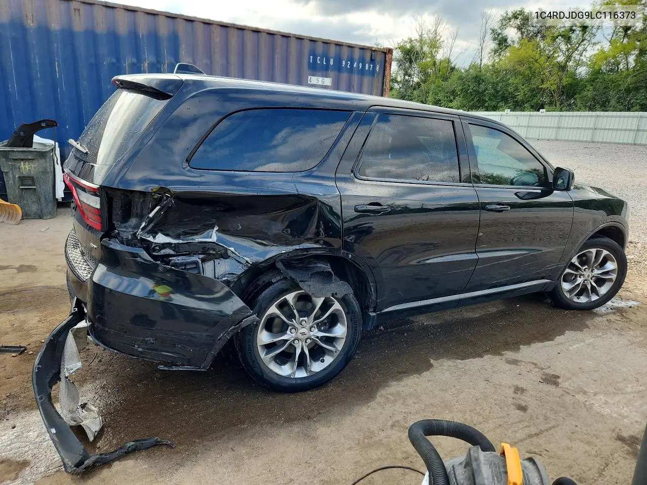 2020 Dodge Durango Gt VIN: 1C4RDJDG9LC116373 Lot: 61757276
