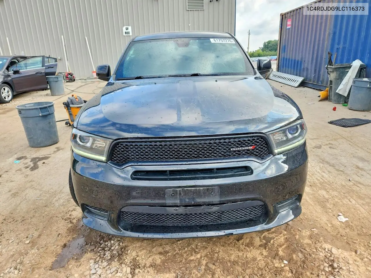 2020 Dodge Durango Gt VIN: 1C4RDJDG9LC116373 Lot: 61757276
