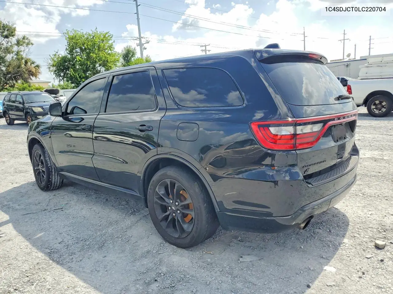 2020 Dodge Durango R/T VIN: 1C4SDJCT0LC220704 Lot: 62045626
