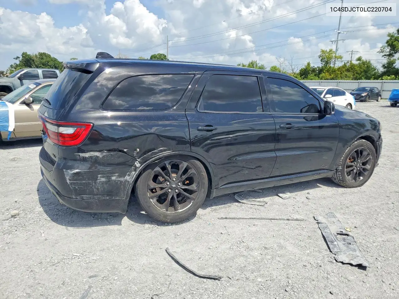 2020 Dodge Durango R/T VIN: 1C4SDJCT0LC220704 Lot: 62045626
