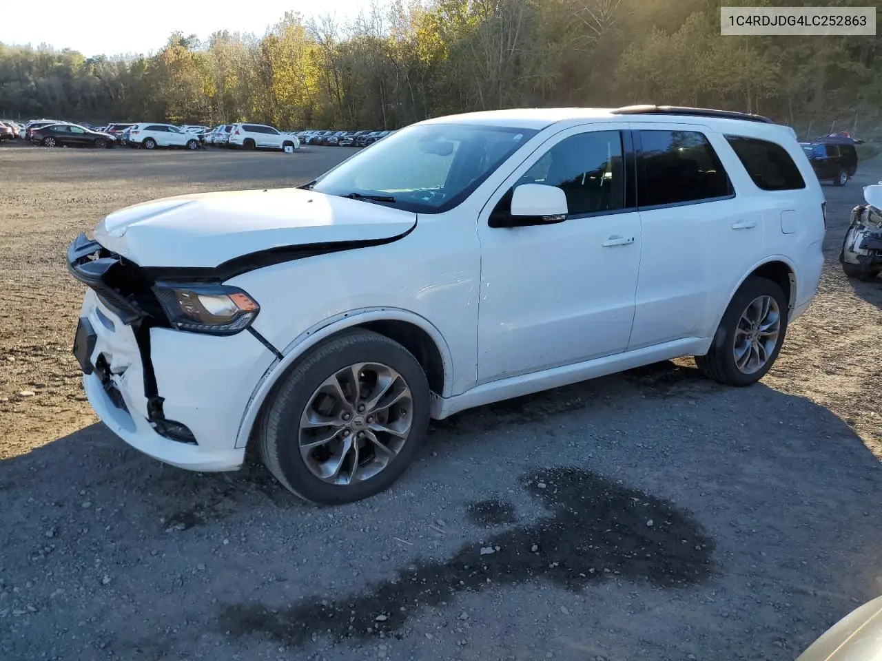 1C4RDJDG4LC252863 2020 Dodge Durango Gt