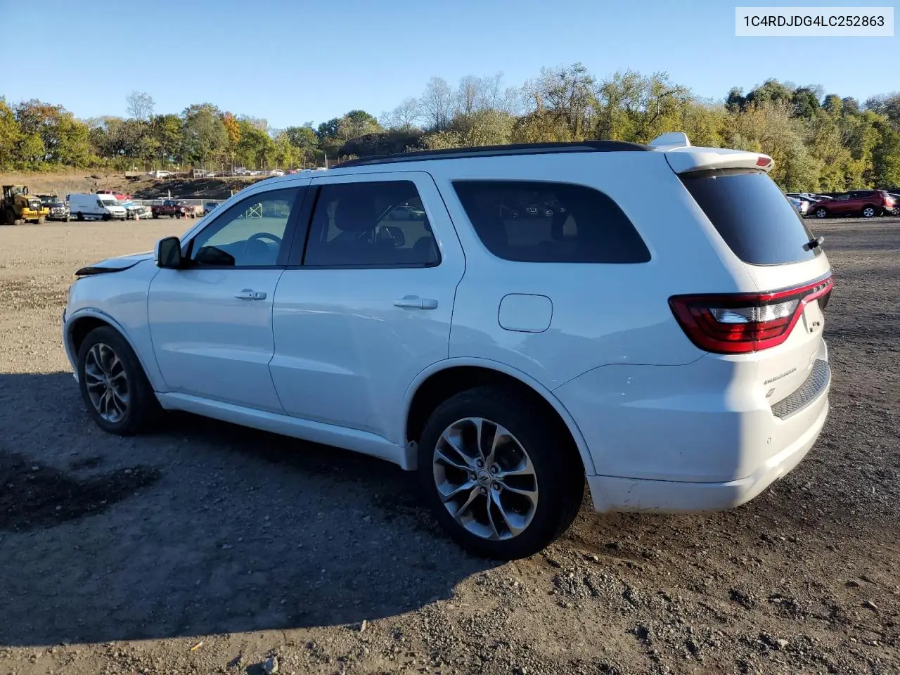 1C4RDJDG4LC252863 2020 Dodge Durango Gt